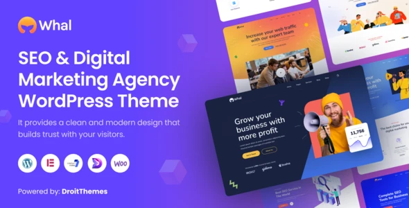Whal – Digital Marketing & SEO WordPress Theme