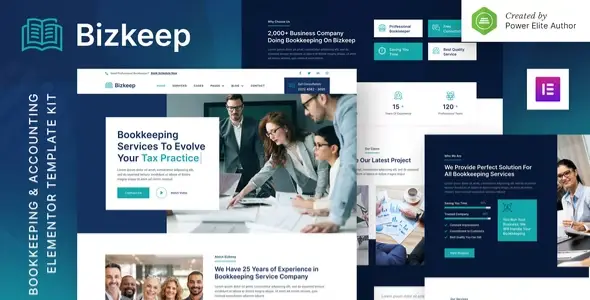 Bizkeep – Bookkeeping & Accounting Service Elementor Template Kit