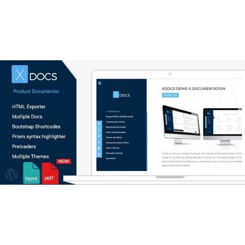 X Docs WordPress Product Documentation Creator