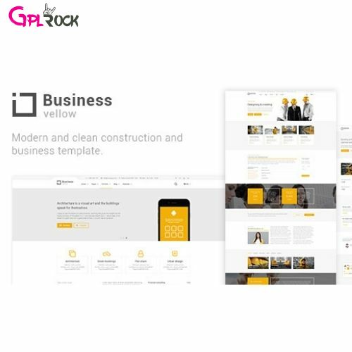 Yellow Business – Construction Template